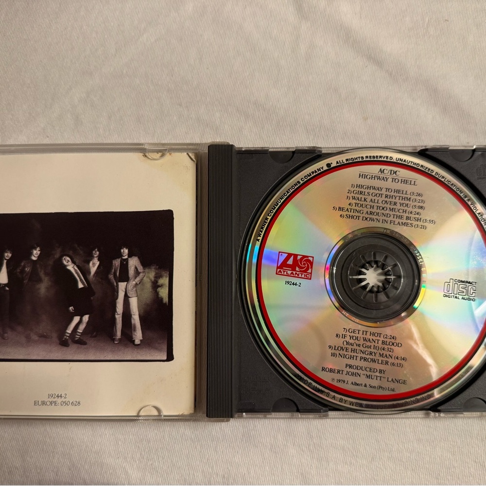 AC/DC – Highway To Hell CD 1979 Hard Rock Atlantic Records SD 19244-2 - Picture 3 of 3
